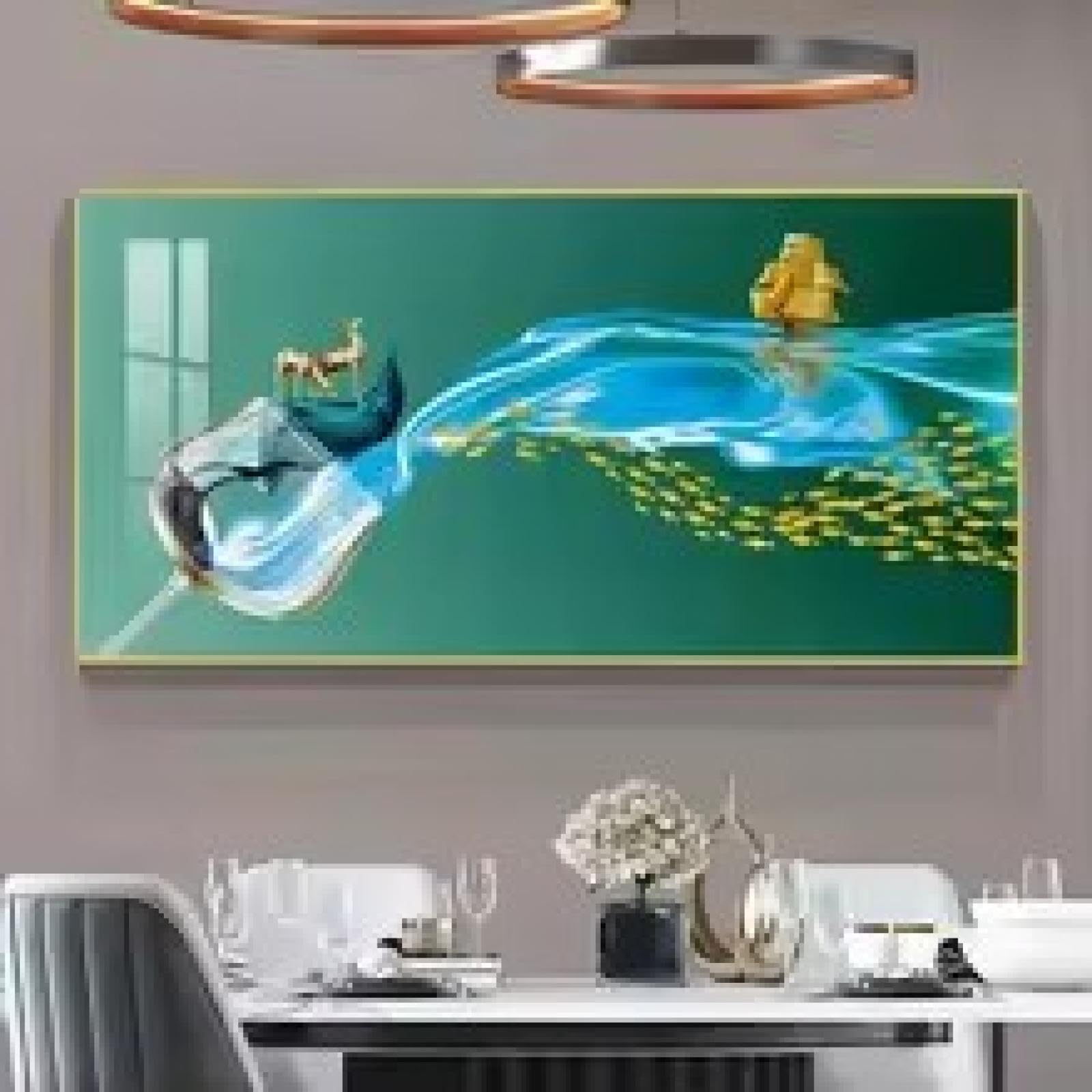 Impression sur verre à vin de qualité supérieure, fresque murale 70x140cm