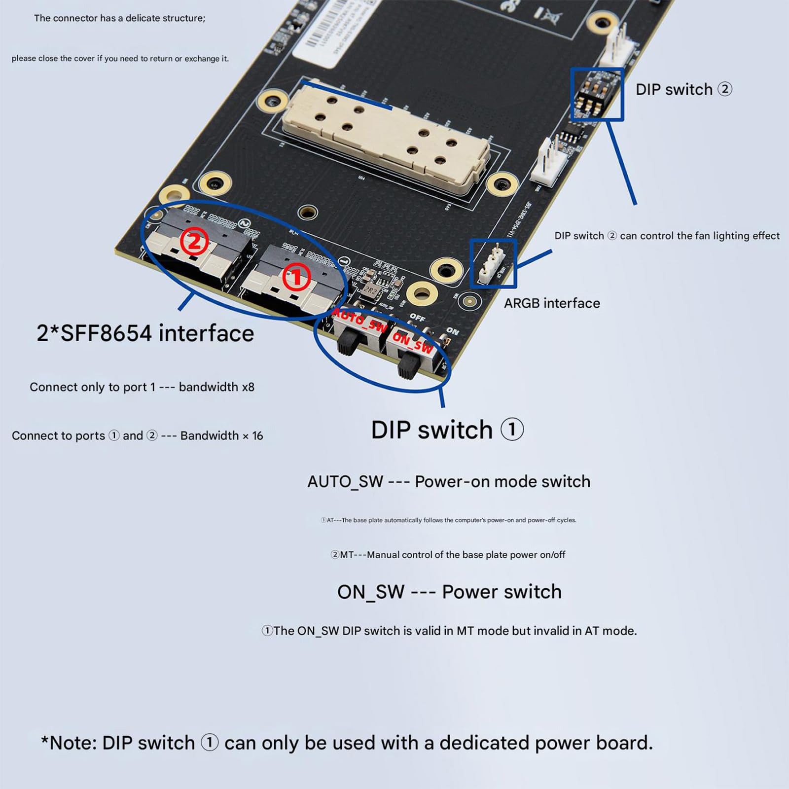 Scheda Grafica SXM2 V100 a Canale Singolo X16 con Piastre di Base Passanti e interfaccia 8654 per Installazione Esterna