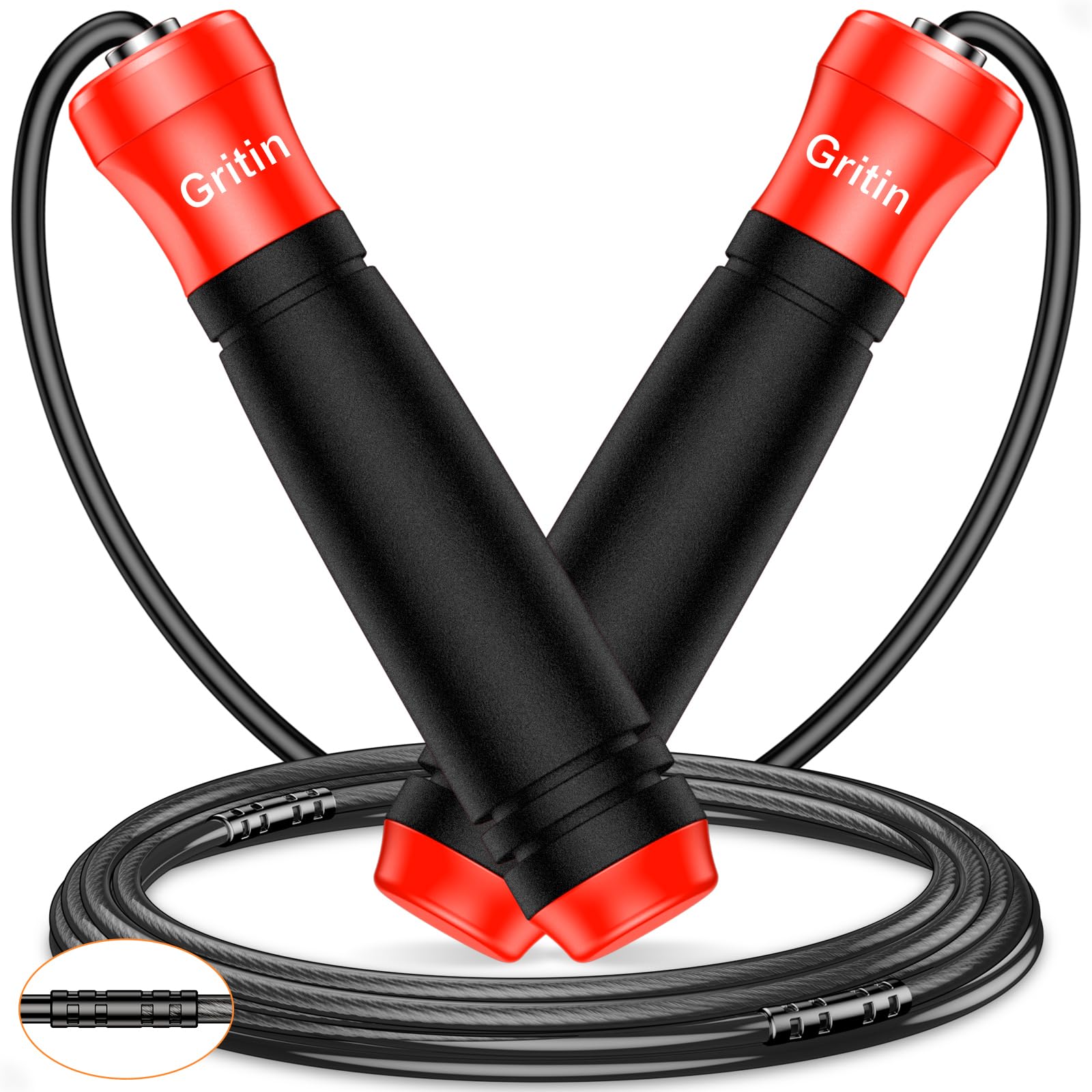 Gritin Speed Rope (Rot)