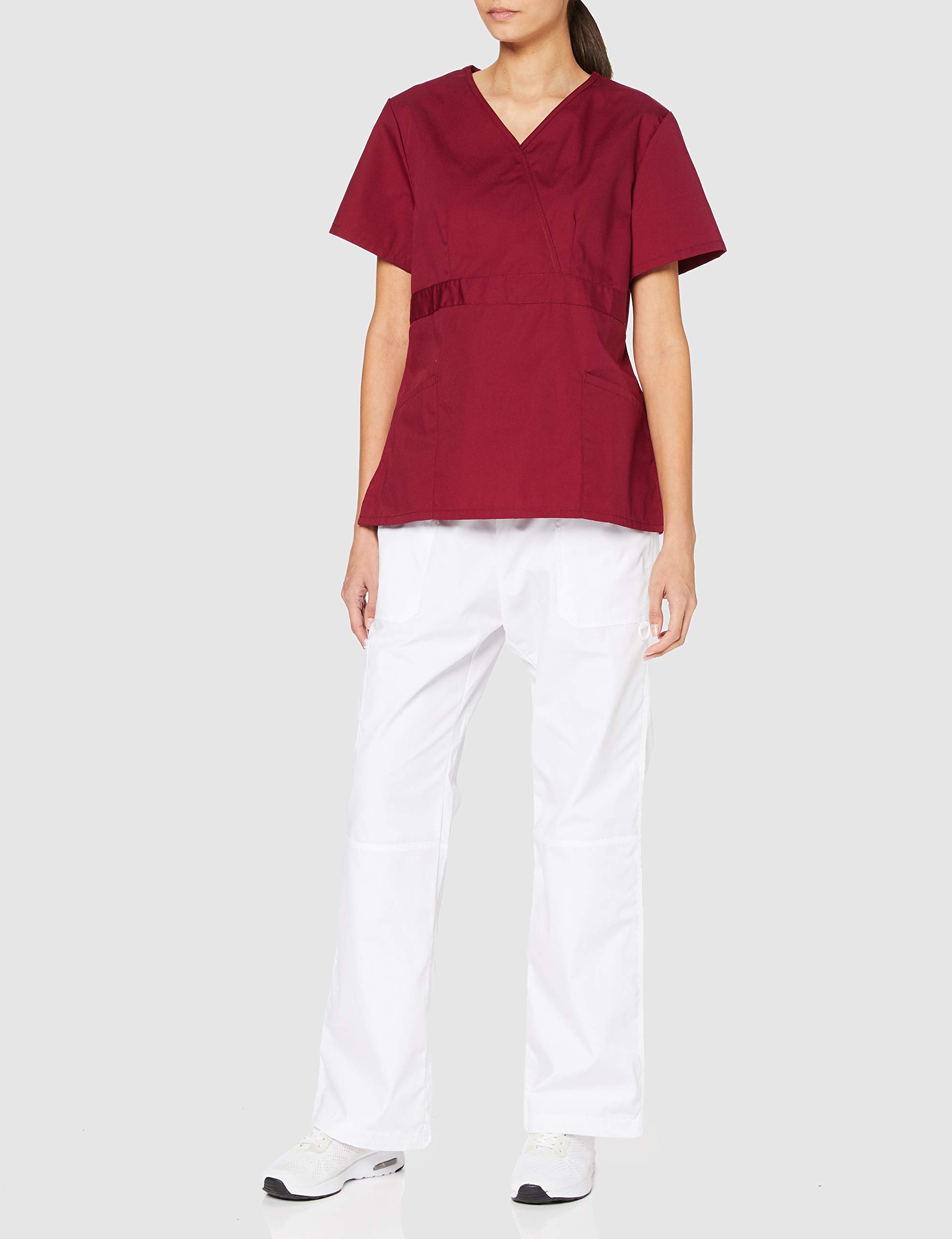 Adar Uniformes médicos para Mujer - Pantalón médico con cordón
