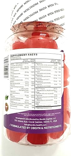 Miniatura 3 de Gomitas prenatales completas de vitaminas, minerales y DHA por el Dr. Francesco Contarin, nutrientes esenciales, apoyo para el embarazo