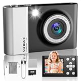Kids Digital Camera&comma; 4K Vlogging Camera with 64MP & 18X Zoom Anti-Shake&comma; Christmas Birthday Gifts for Kids Ages 3-12&comma; Includes 32GB SD Card &lpar;Black&rpar;