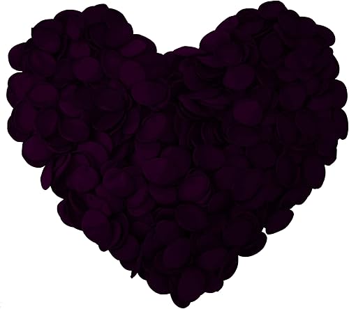 Miniatura 46 de 1000 pétalos de rosa de seda artificial, para decoración de bodas, fiestas Hecho a mano Marfil 200,Azure,Negro,Azul,Borgoña,Champán,Rojo oscuro y