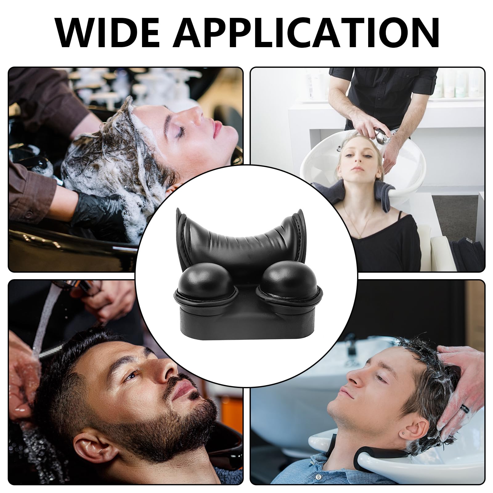 Collo Shampoo Cuscino, Poggia Collo per Lavatesta, Poggiatesta per Lavare Capelli, Shampoo Bowl Cuscino per il collo Shampoo Ciotola Cuscino per il Collo Cuscino di Sostegno del Collo del Silicone