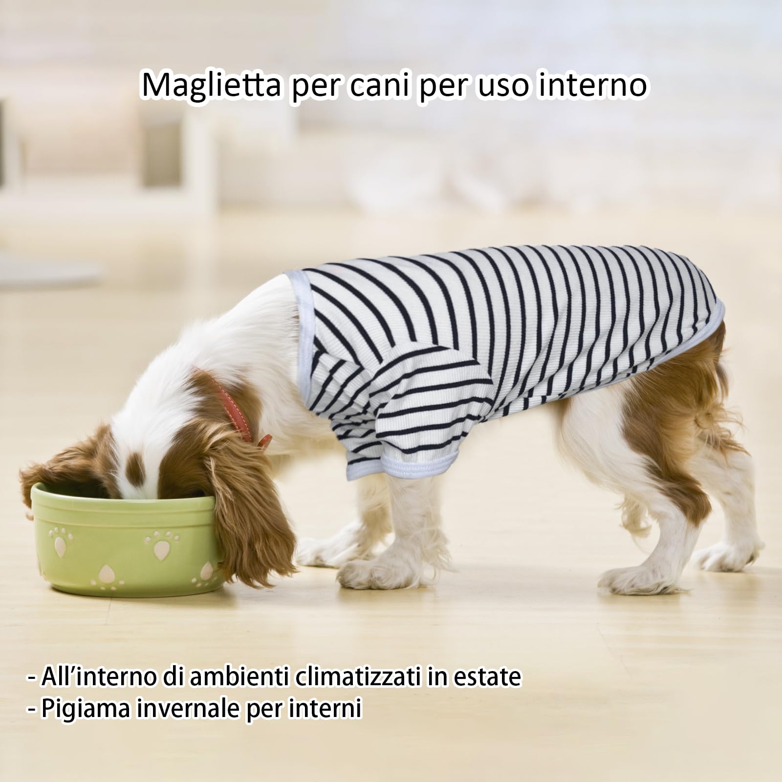 Maglioncino Per Cane A Righe - PetSmiler Taglia Piccola/Media - Cotone E Spandex Per Chihuahua, Bulldog Francese - Foto 7