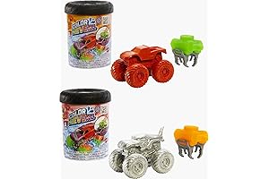 Hot Wheels Monster Trucks Color Reveal 2-Pack: Epic Color-Changing Monster Trucks for...