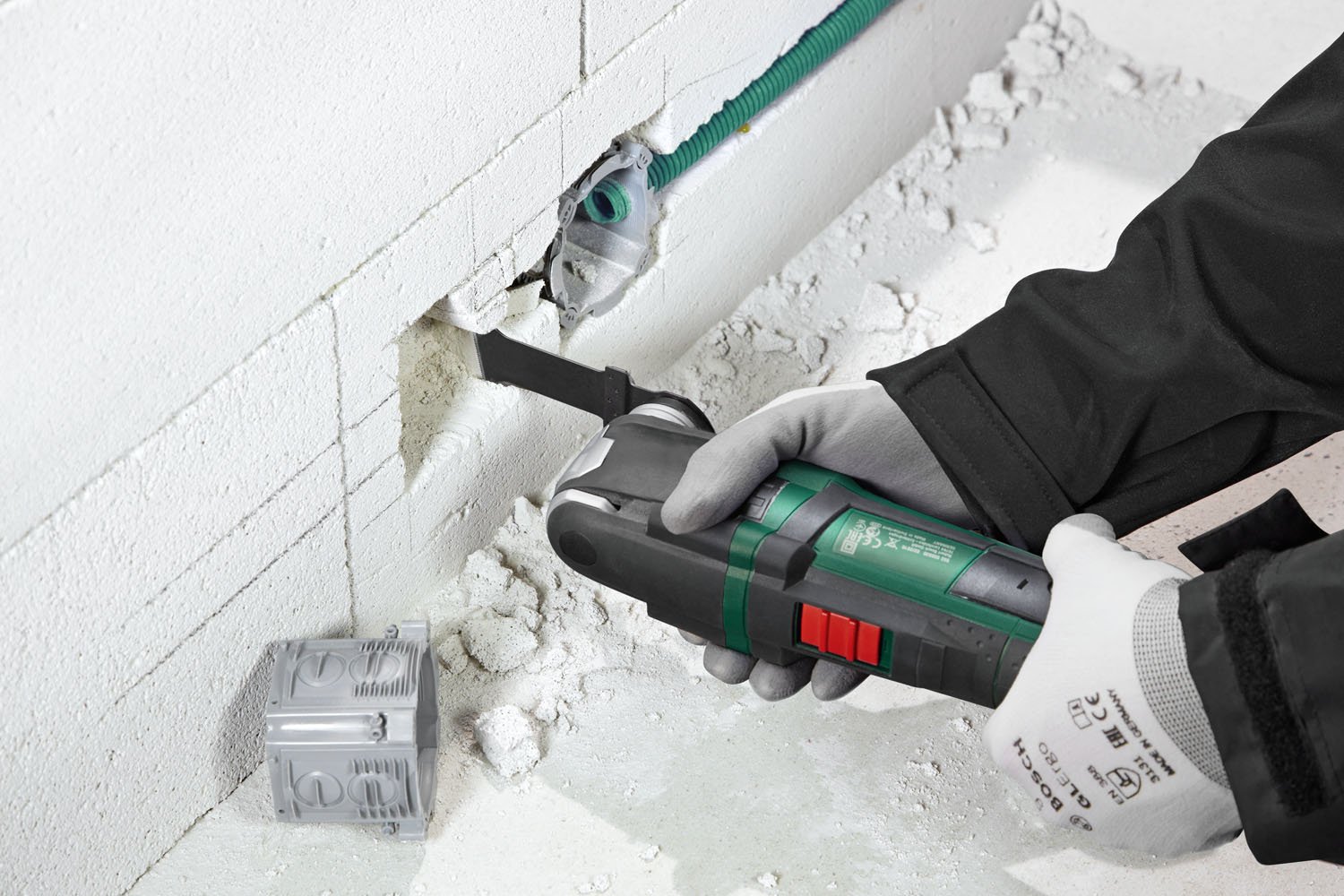 Bosch Lame plongeante Métal Max PAIZ 45 AT Starlock, Noir