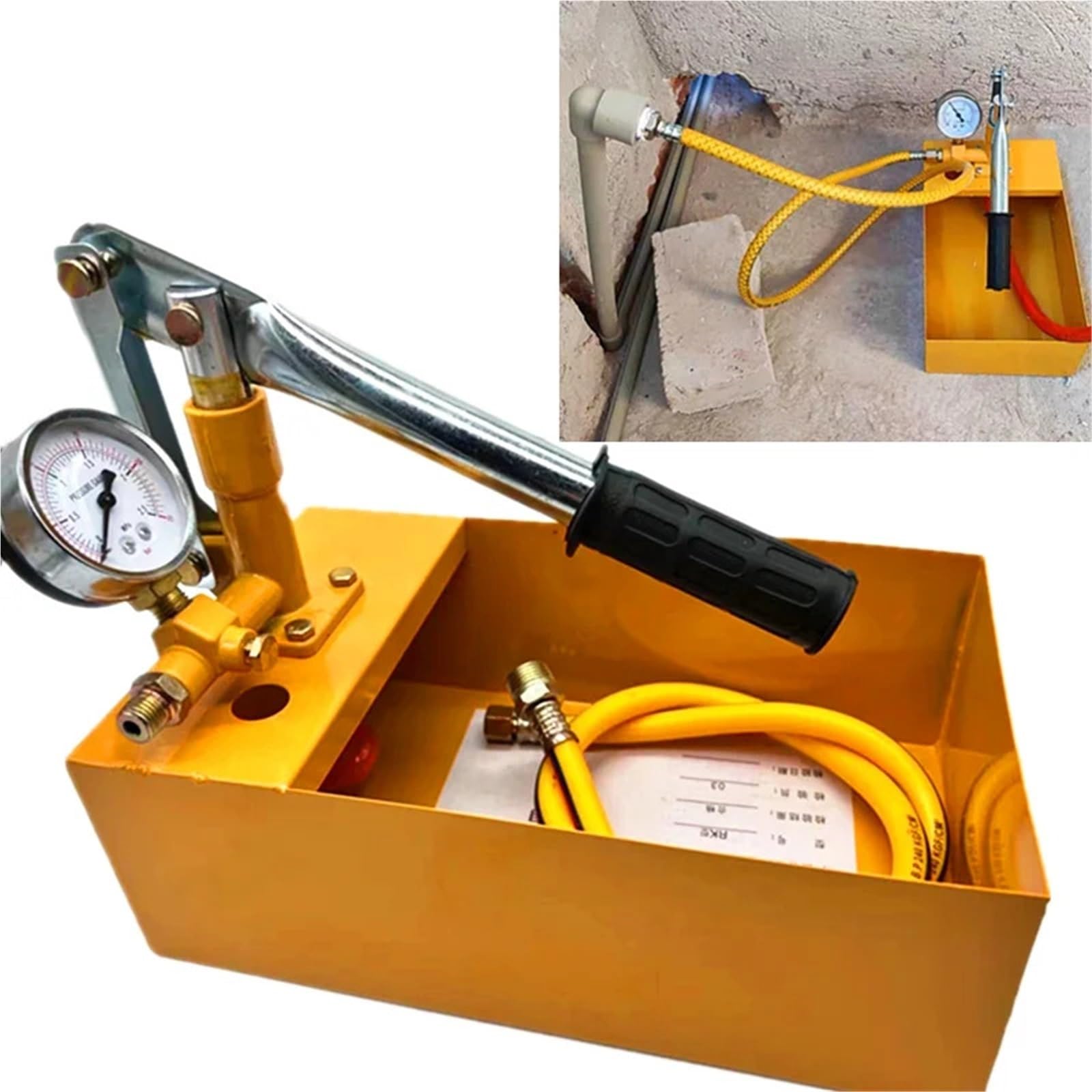 Pompa di Prova, Pompa Di Prova Manuale Della Pressione 2,5 Mpa/25 Kg | Test 'acqua, Idraulico