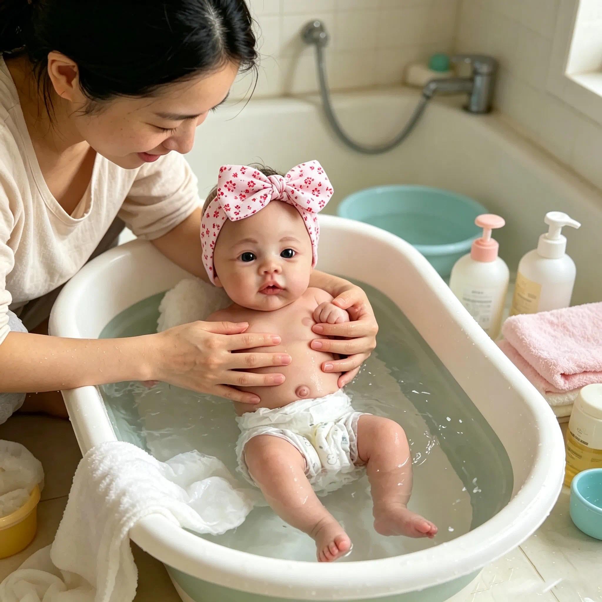 Anano 46 cm Reborn Baby Vollsilikon Lebensecht, Reborn Baby Mädchen, Silikon Baby Mädchen