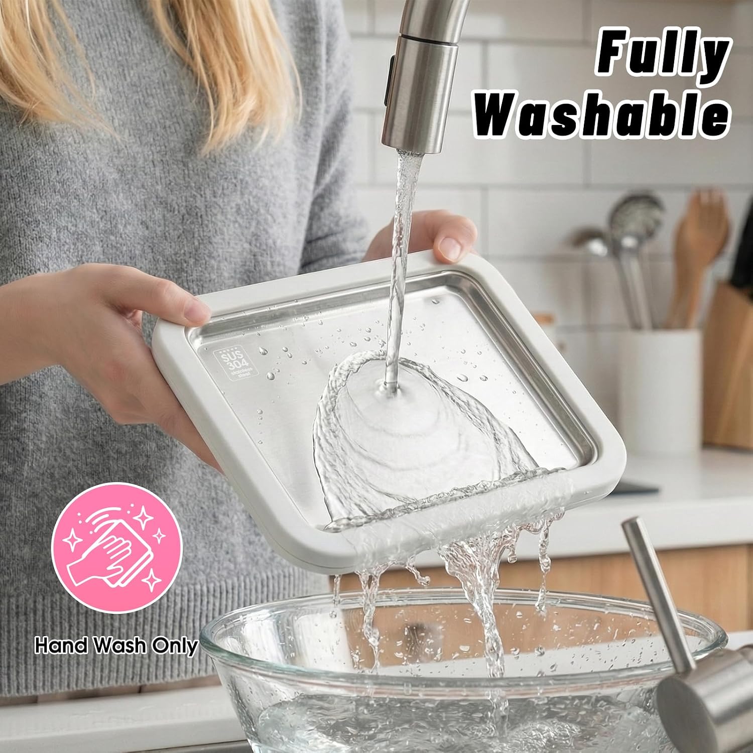 Rolled Ice Cream Maker Kit, At Home Ice Cream Roller Maker Machine with Instant Freeze Tray with Lid & 2 Spatulas, roll ice cream maker for Family Activities, Frozen Yogurt Machine