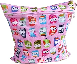 SECFOU Fralda De Bebê À Prova D'Água Fralda De Pano Reutilizável Seca E Molhada Fralda Com Zíper Fralda De Pano Para Bebê Seco E Molhado Almofada De Fralda De Bebê À Prova D'Água