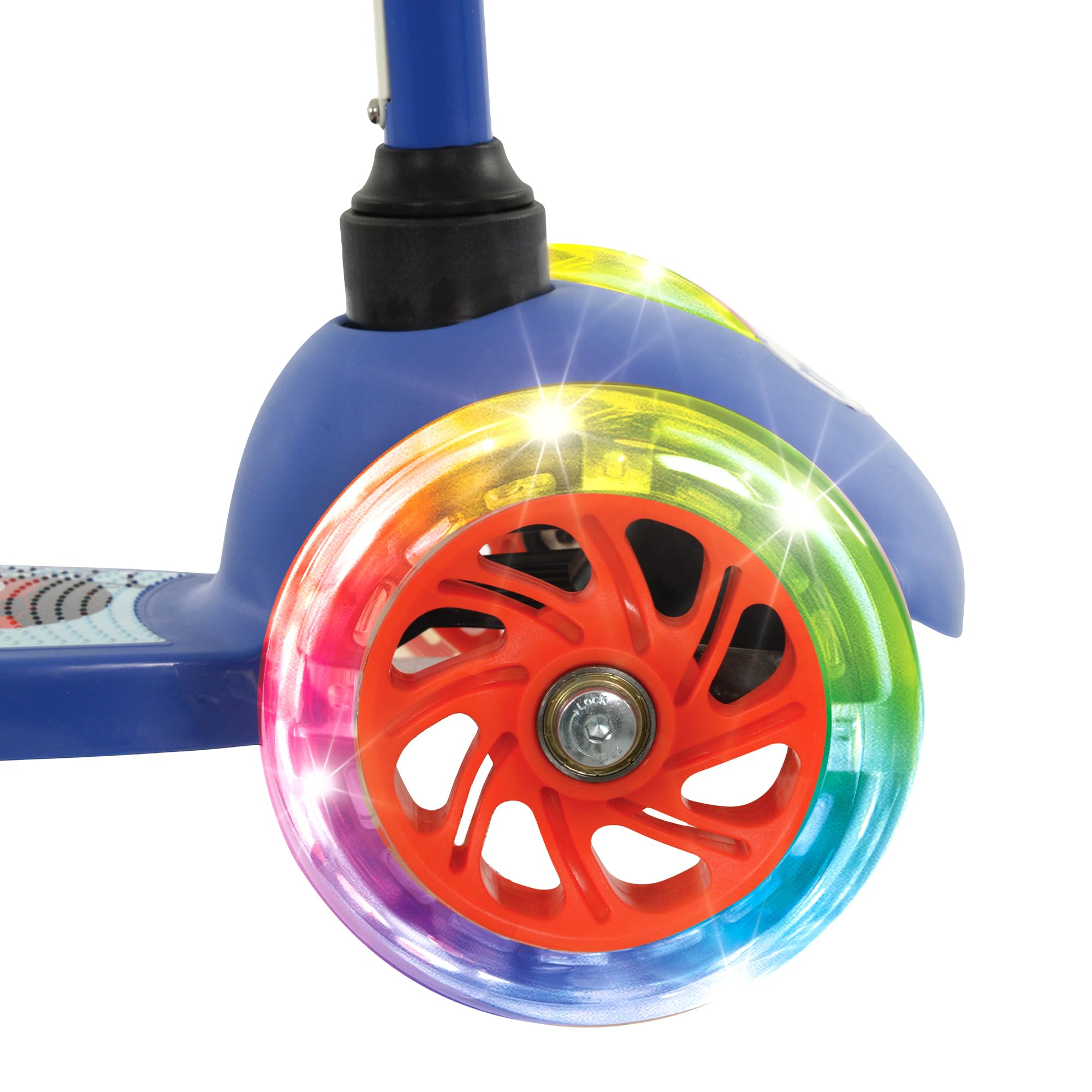 Spidey & His Amazing Friends – Trottinette à 3 Roues avec Roues Lumineuses – Guidon réglable – À partir de 3 Ans
