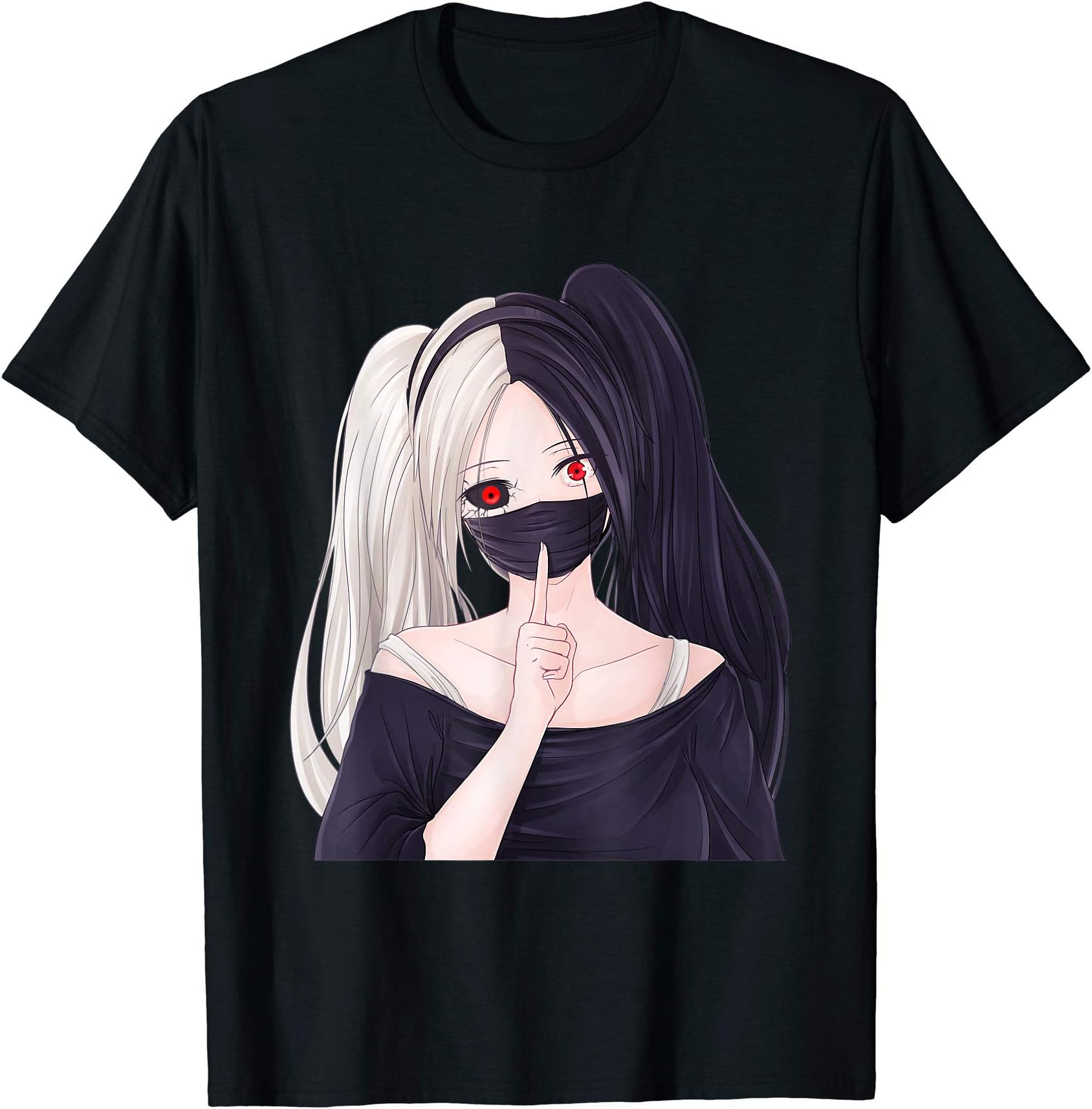 Gesugao Yandere Anime Girl T-Shirt