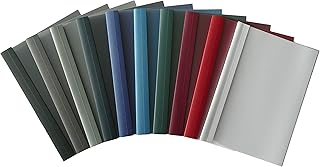 Carpeta con ojales, papel con estructura de lino, paquete con 60 ojales, apto para anilla Twister DUETT DUO20 DUO35, color Negro Nr. 6 (116-140 Blatt)