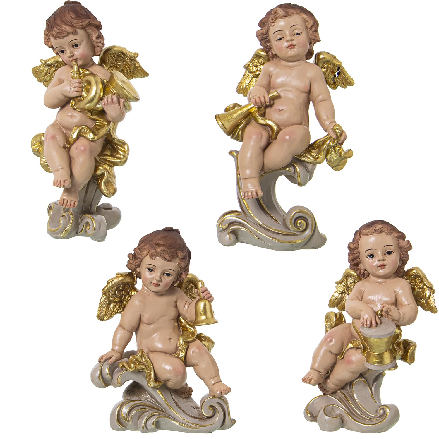 Figurines de musiciens en lot idéal cadeau pour passionné de musique et déco