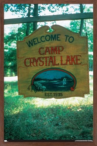 Miniatura 10 de Trends International Friday The 13th - Póster de pared de lago de cristal de bienvenida al campamento