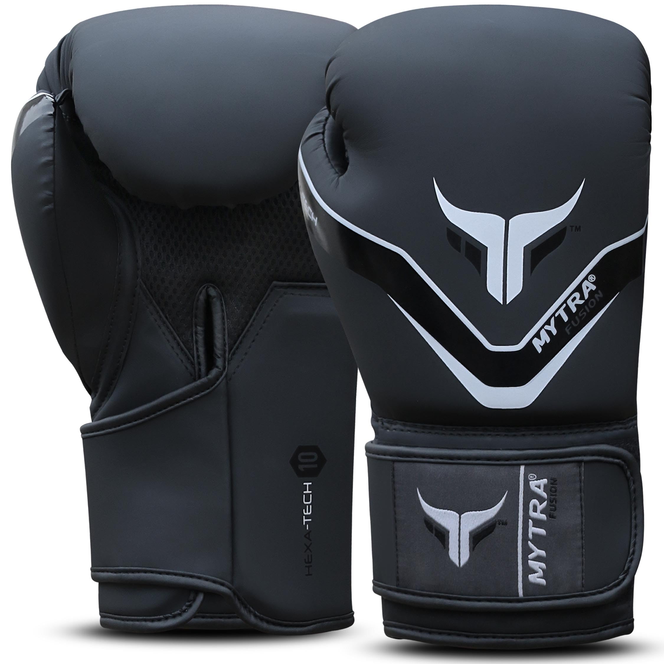 Mytra Fusion Gants de Boxe - Gants d'entraînement MMA Parfaits pour Le Punch, Le Kickboxing, Le Fitness, Le Sparring, Le Muay Thai, l'entraînement et Le Combat