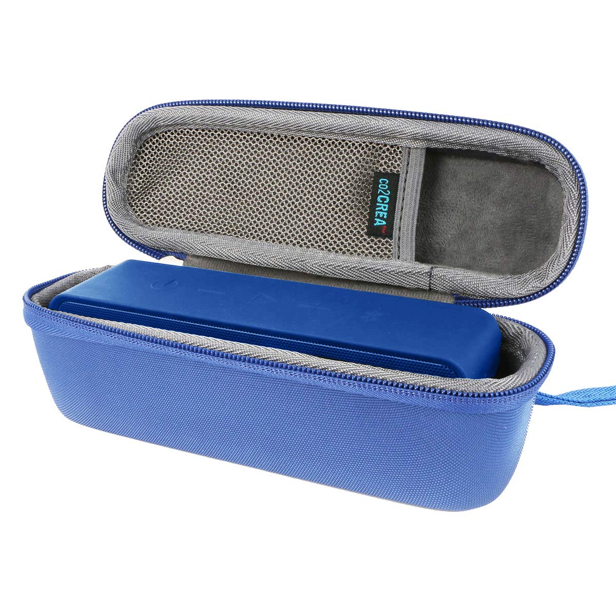 co2CREA Hard Case Replacement for Anker SoundCore/SoundCore 2 Portable Outdoor Sports Bluetooth Speaker (Blue)