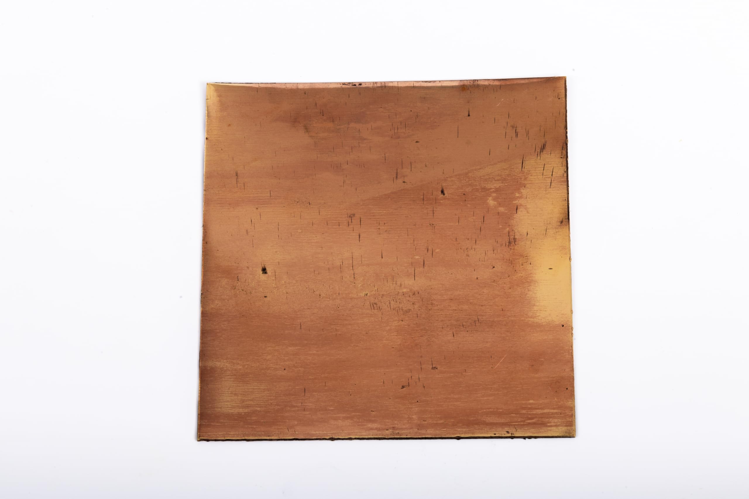 VAKOOBA 99% Pure Copper Sheet Metal Plate 1mm X 100 mm X 100 mm (4inch x 4 inch) 2