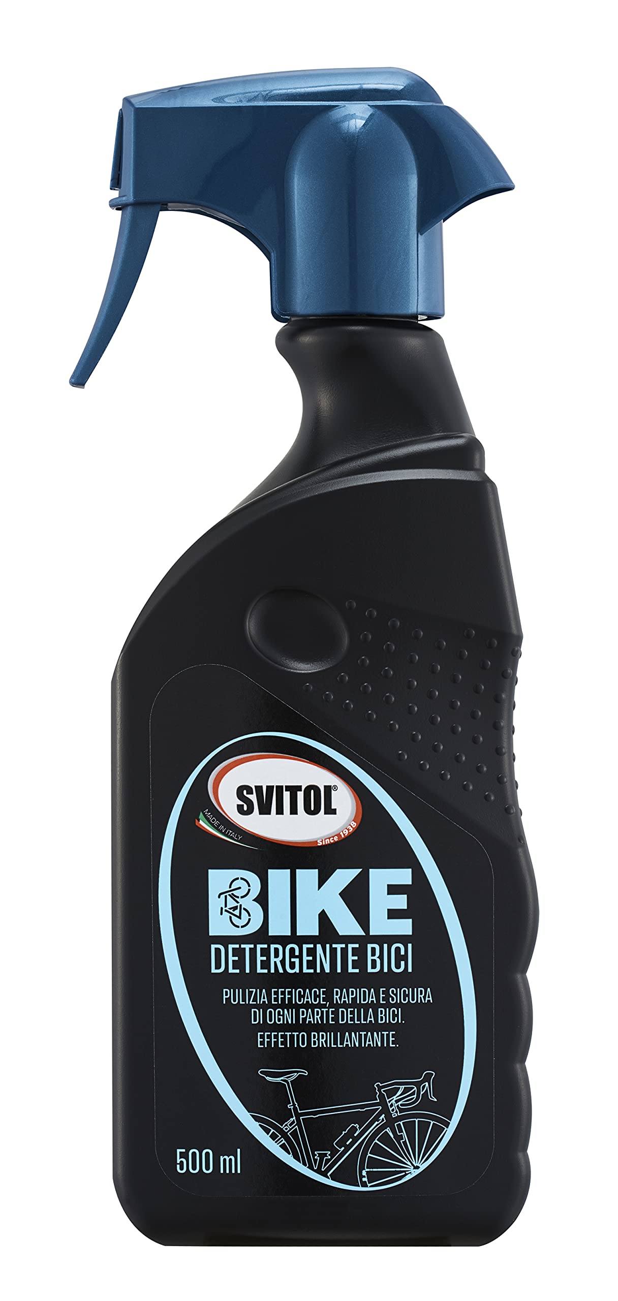 SVITOL Kit Manutenzione Bici, Speciale Giro d'Italia, Detergente, Lubrificante, Sgrassatore e Panno in Microfibra