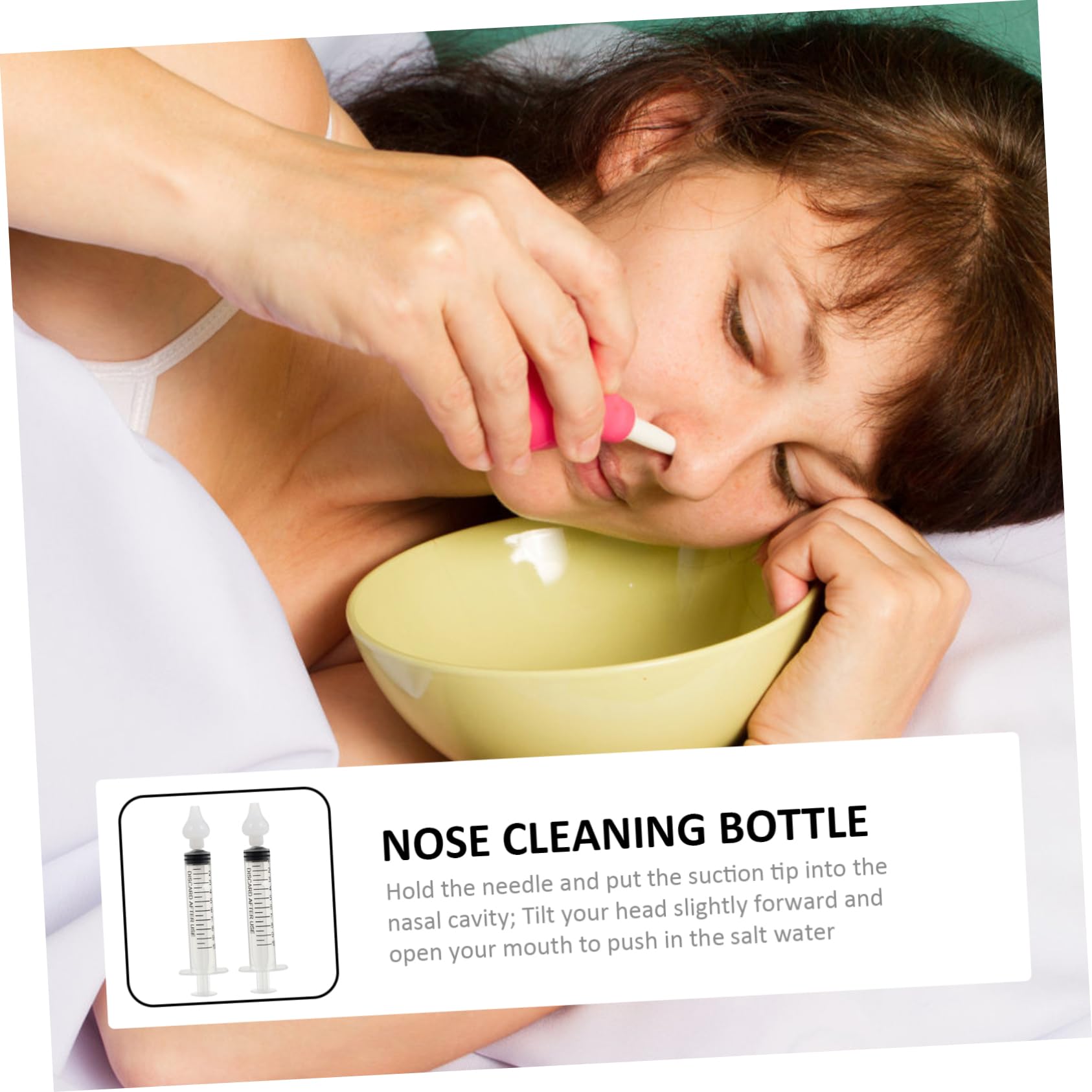 minkissy Lot De 10 Irrigateurs Nasaux Pour Bébé Outils De Nettoyage Nasal Pour Nez Bouché Abs Silicone Idéal Pour Les Voyages