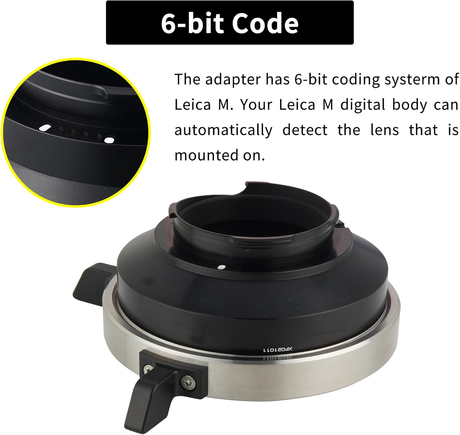 Lens Mount Adapter Ring Compatible with PL Cinema Lens to Leica M Camera