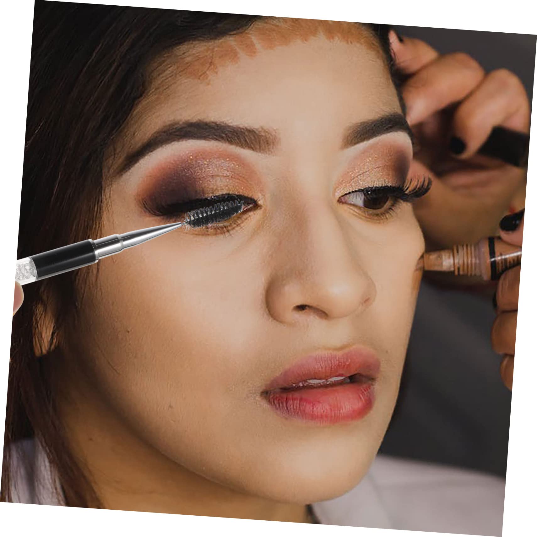 SOESFOUFU 2pcs Eyelash Brush for Lash Makeup Brow Brush Natural Tidy Perfect for Travel Home Use