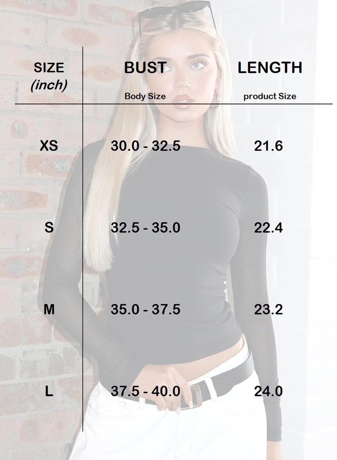 OZICERD Women Sheer Mesh Long Sleeve Shirts Cute Going Out Tops Tight Fitted Boat Neck See Through Club Top Rave Concert - Image 7