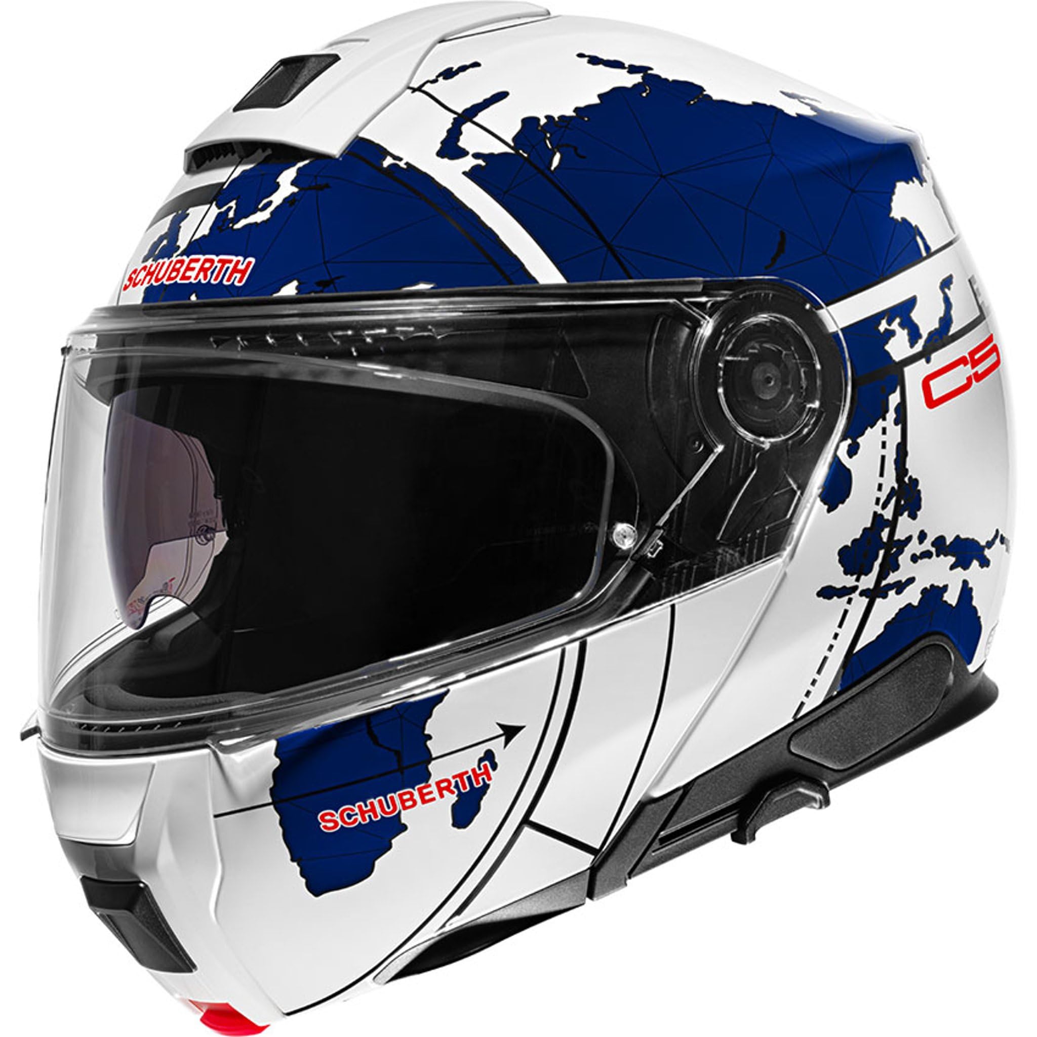 SCHUBERTH C5 Çene Açılır Motosiklet Kaskı-Globe Blue-63-XXL