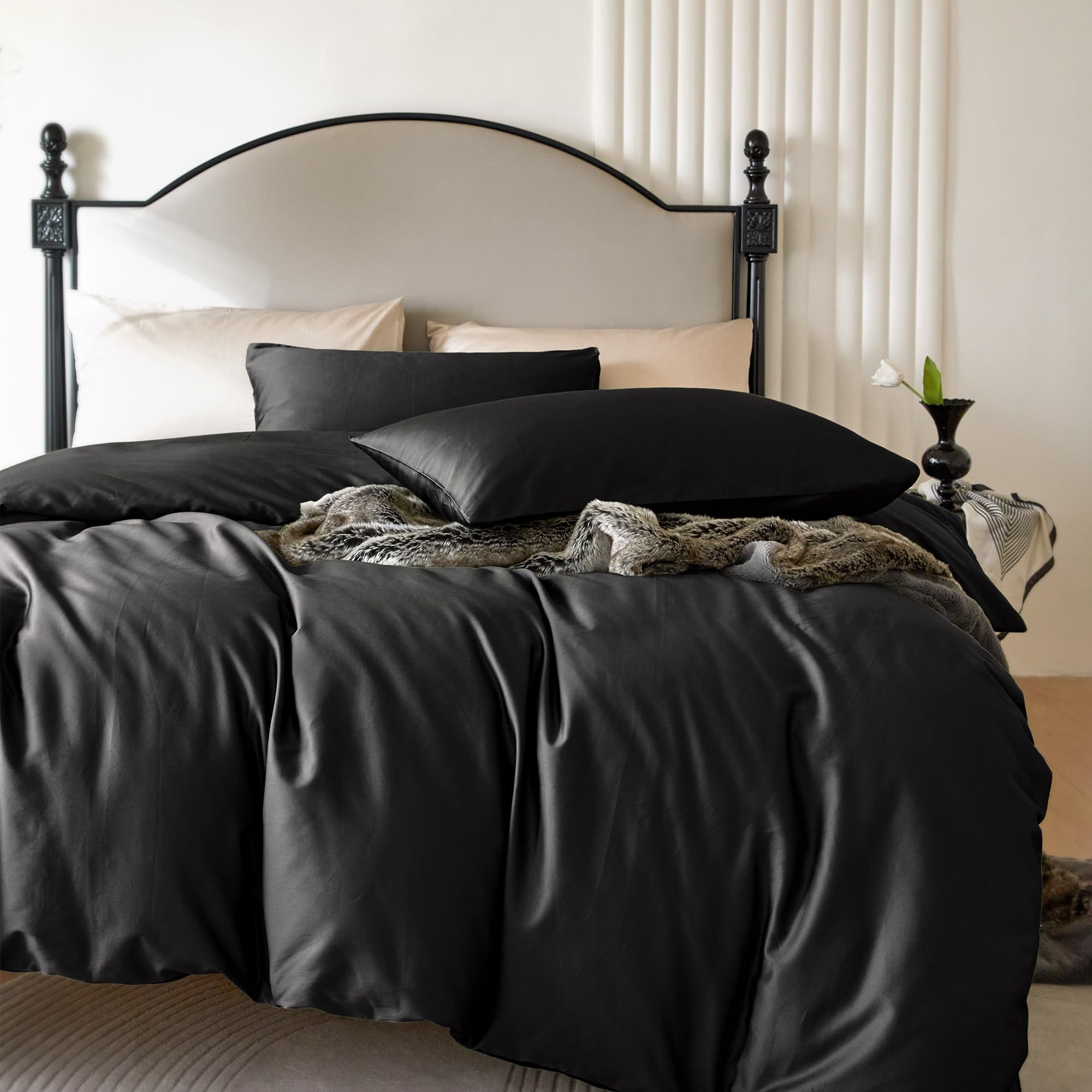 Housse de couette satin soyeuse PURE ERA offrez-vous des nuits de rêve