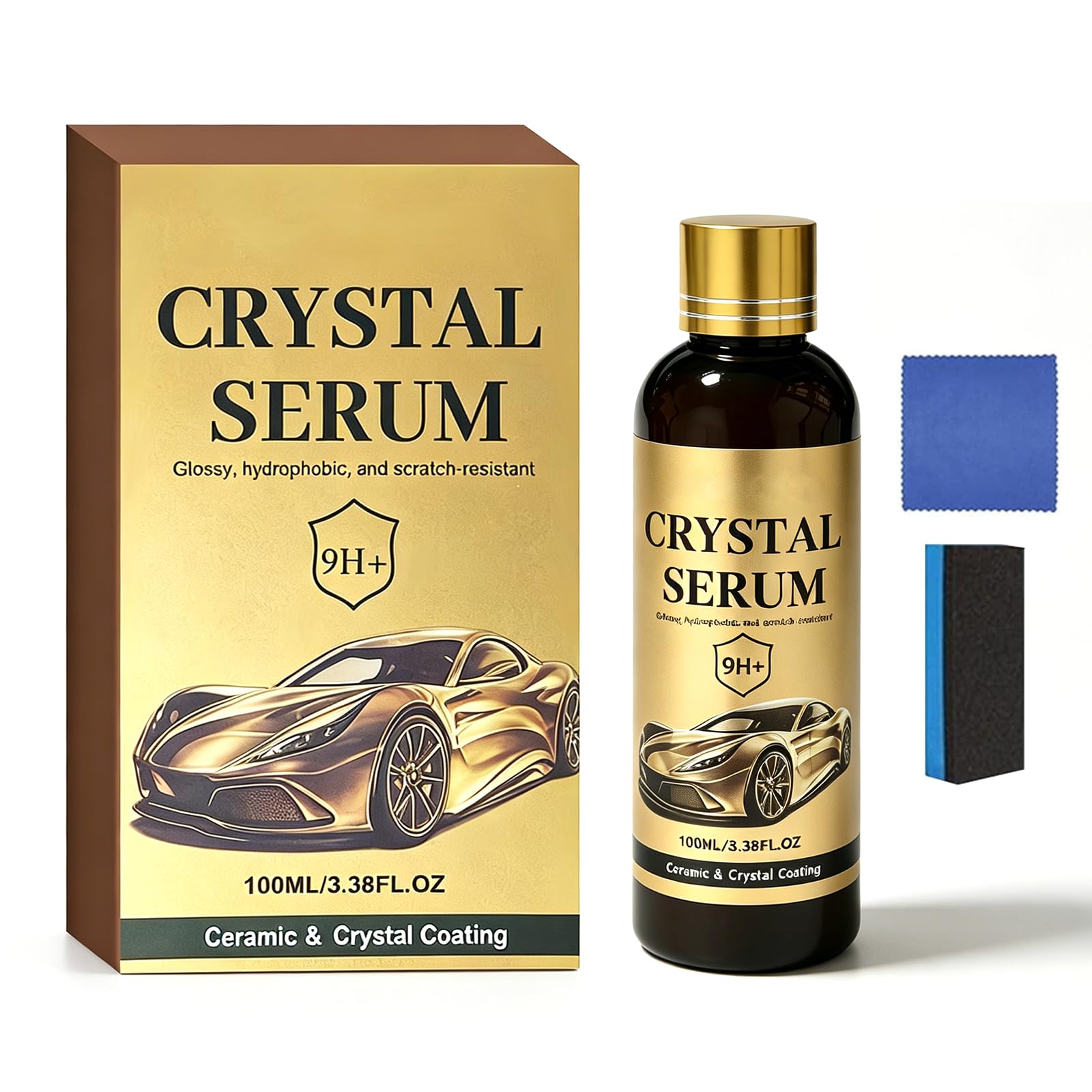Photo 1 of 100ML Crystal Serum -2026 New Model Advanced Graphene Ceramic Coating for Cars,9H Graphene Coating for Auto Car Detailing,Gloss Hydrophobicty Anti Scratch
