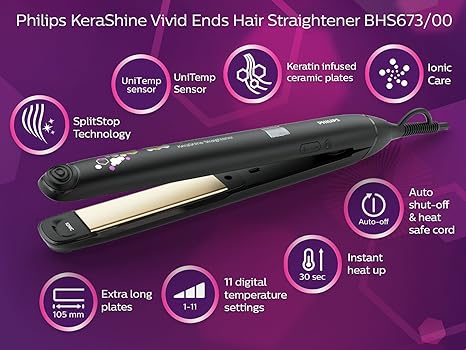 Philips bhs673 hair straightener Clearance