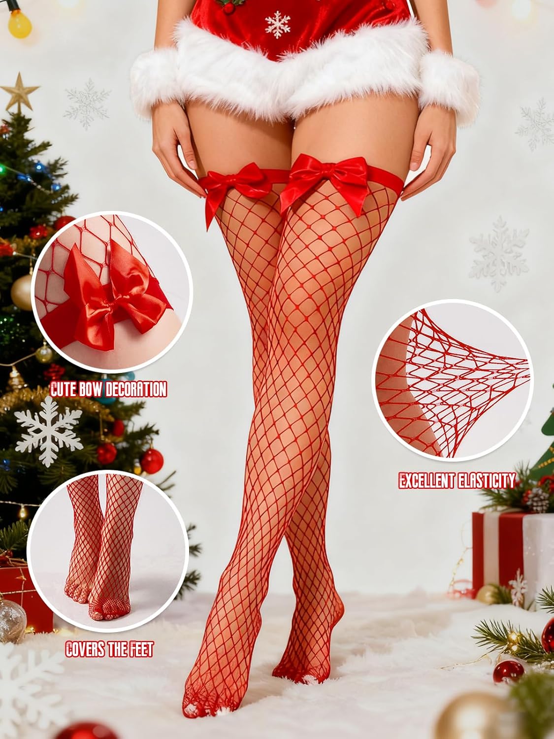 Buitifo Woman Sexy Tights Fishnet Stockings Sexy Thigh High Pantyhose Hosiery - Image 2