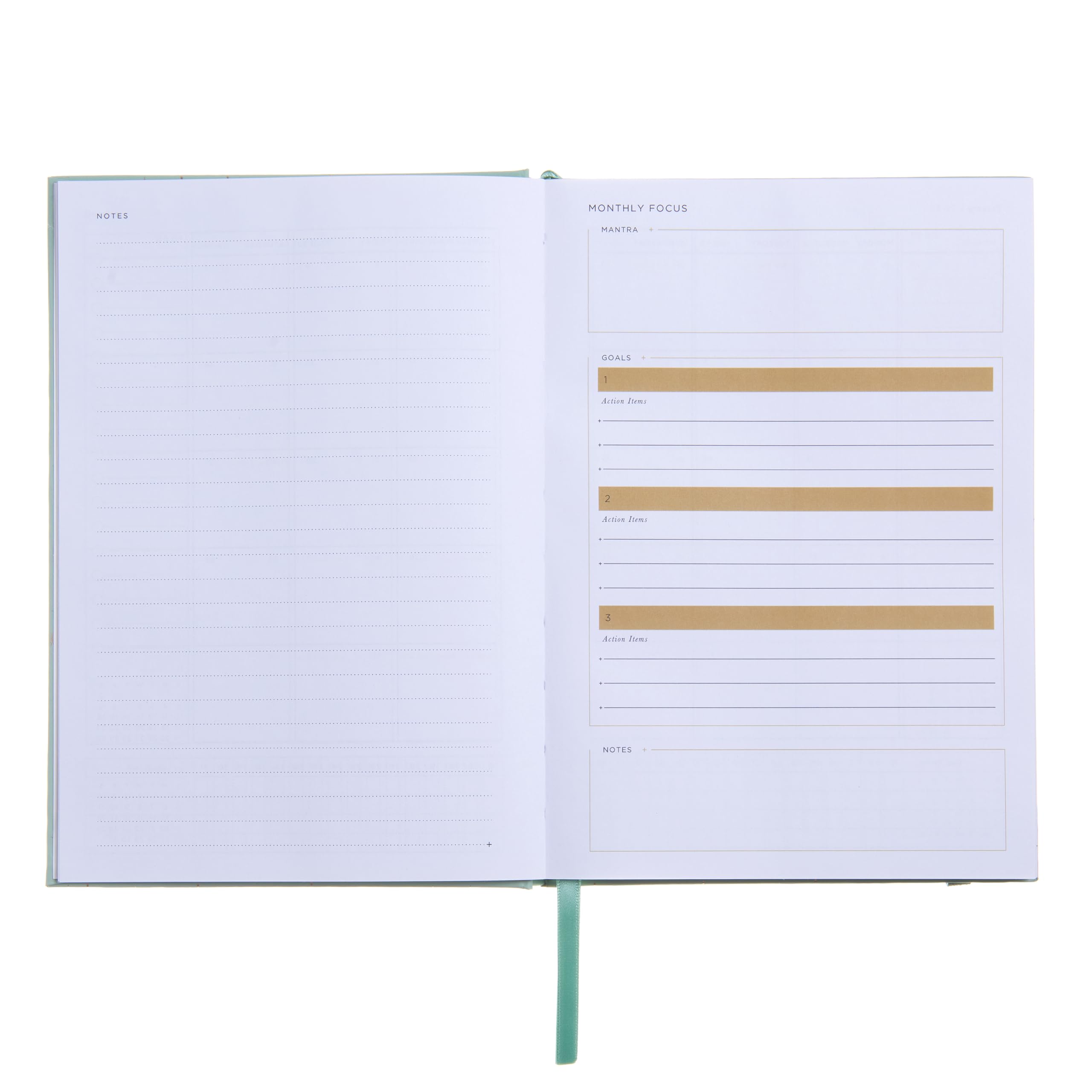 Russell+Hazel 2025 Navy Weekly Planner – Hardcover, Gold Foil, 5.89x8.33 Inches, January-December 2025 - View #7