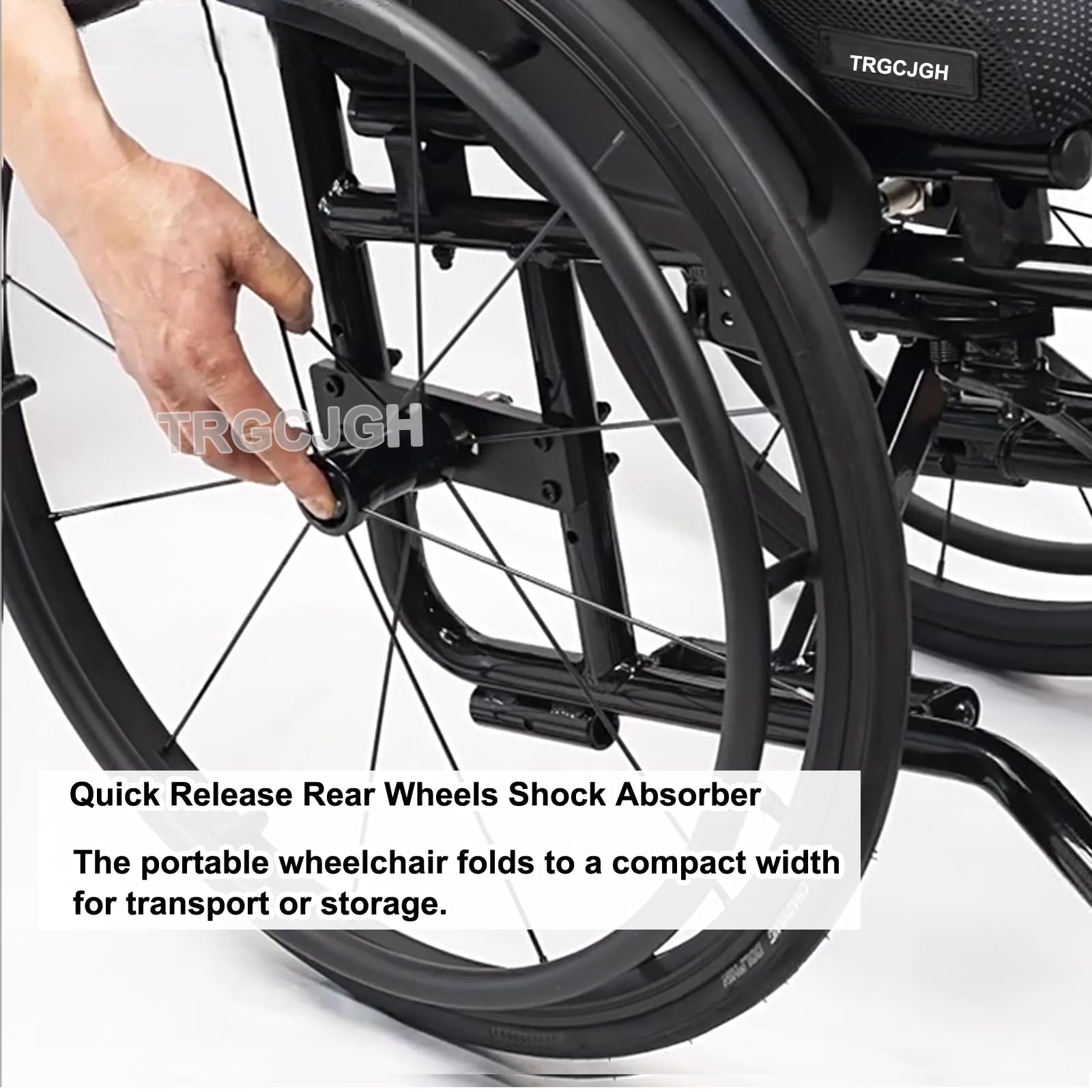Silla de Ruedas Plegable Ultraligera, Silla de Ruedas para Transporte Deportivo, Silla Manual autopropulsada con Sistema antivuelco (tamaño: Ancho del Asiento de 14,1", Color: Azul)