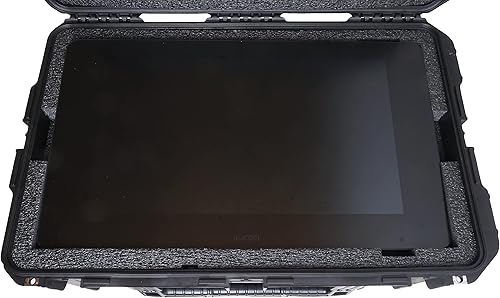 Miniatura 2 de Case Club Funda compatible con Wacom Cintiq Pro 24. Resistente, aerolínea y envío aprobado, también se adapta a soporte, teclado y accesorios,