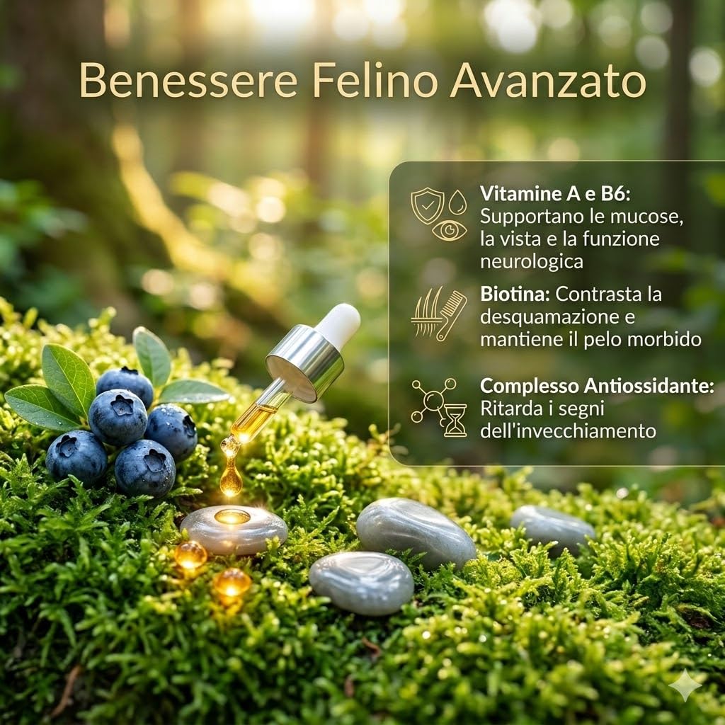 ABIOMAXX Senior Cat – Favorisce il benessere quotidiano del gatto anziano – (60 compresse)