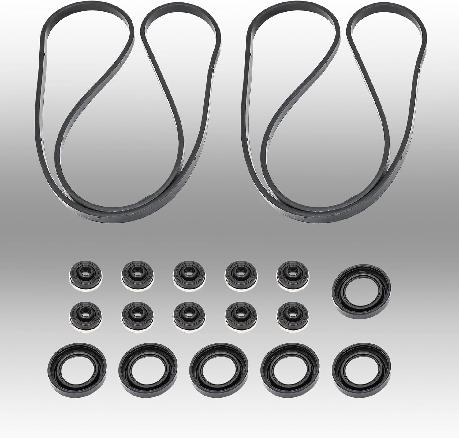 VS50576R Valve Cover Gasket for 1999-2003 Acura CL TL MDX 1998-2004 Honda Accord Odyssey Pilot, 12030-P8A-A00 3.0L 3.2L 3.5L V6 SOHC J30A J32A J35A Head Valve Cover Gasket Set