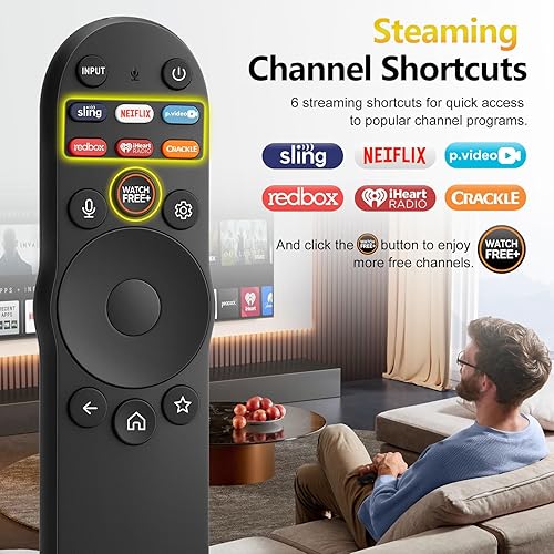 Miniatura 6 de Reemplazo para control remoto VIZIO-Smart-TV - XRT270 Control de voz universal para televisores VIZIO SmartCast DPMV-Series FHD 4K Quantum Pro