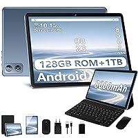 Dghrti Tablet Android, 22GB RAM+ 128GB ROM (Expandable 1TB TF)