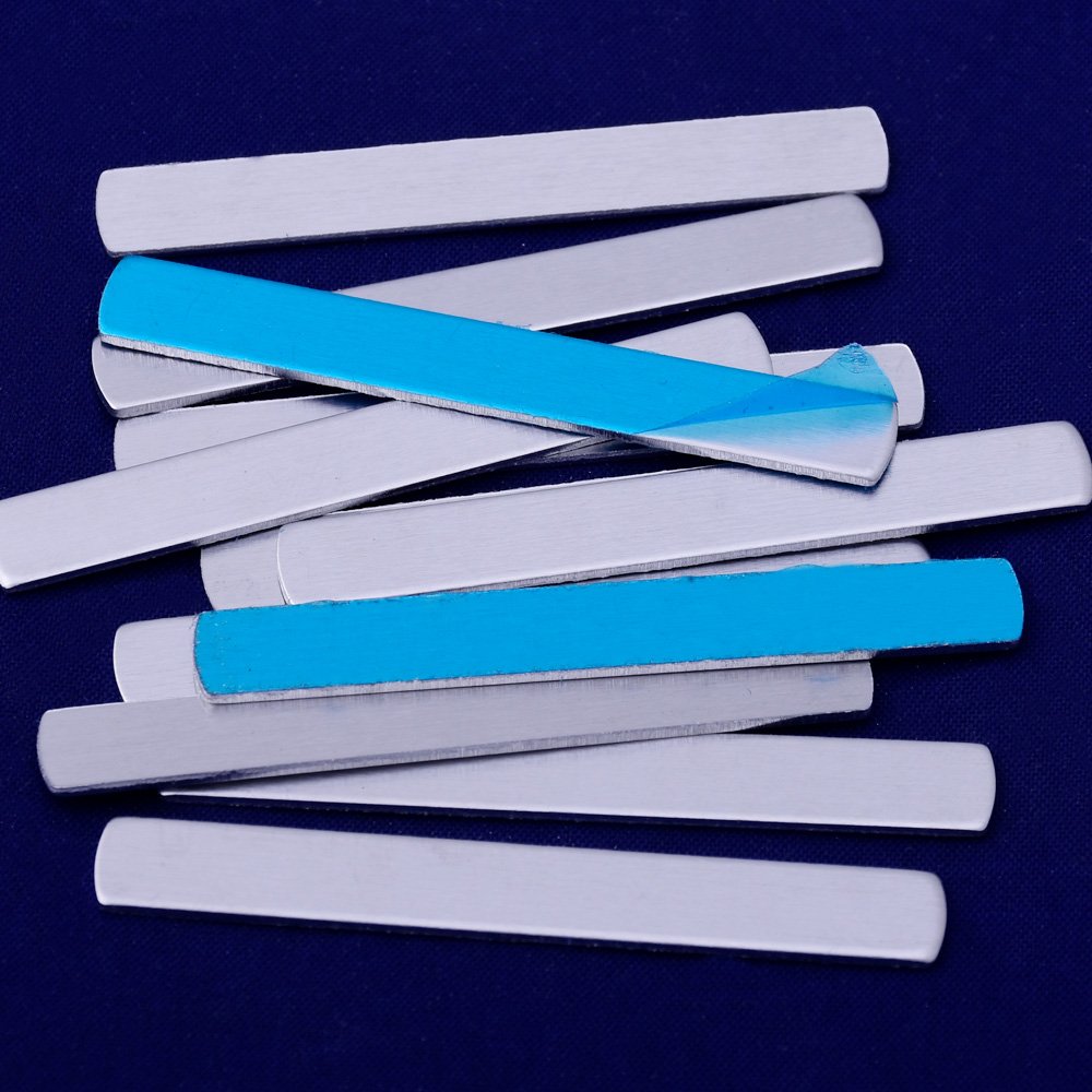 Rosebeading Aluminum 20Pcs Tibetara Tags Stamping Blank Ring Diy Jewelry Tags,Jewelry Making (1/4X2(6.35X50.8mm), )