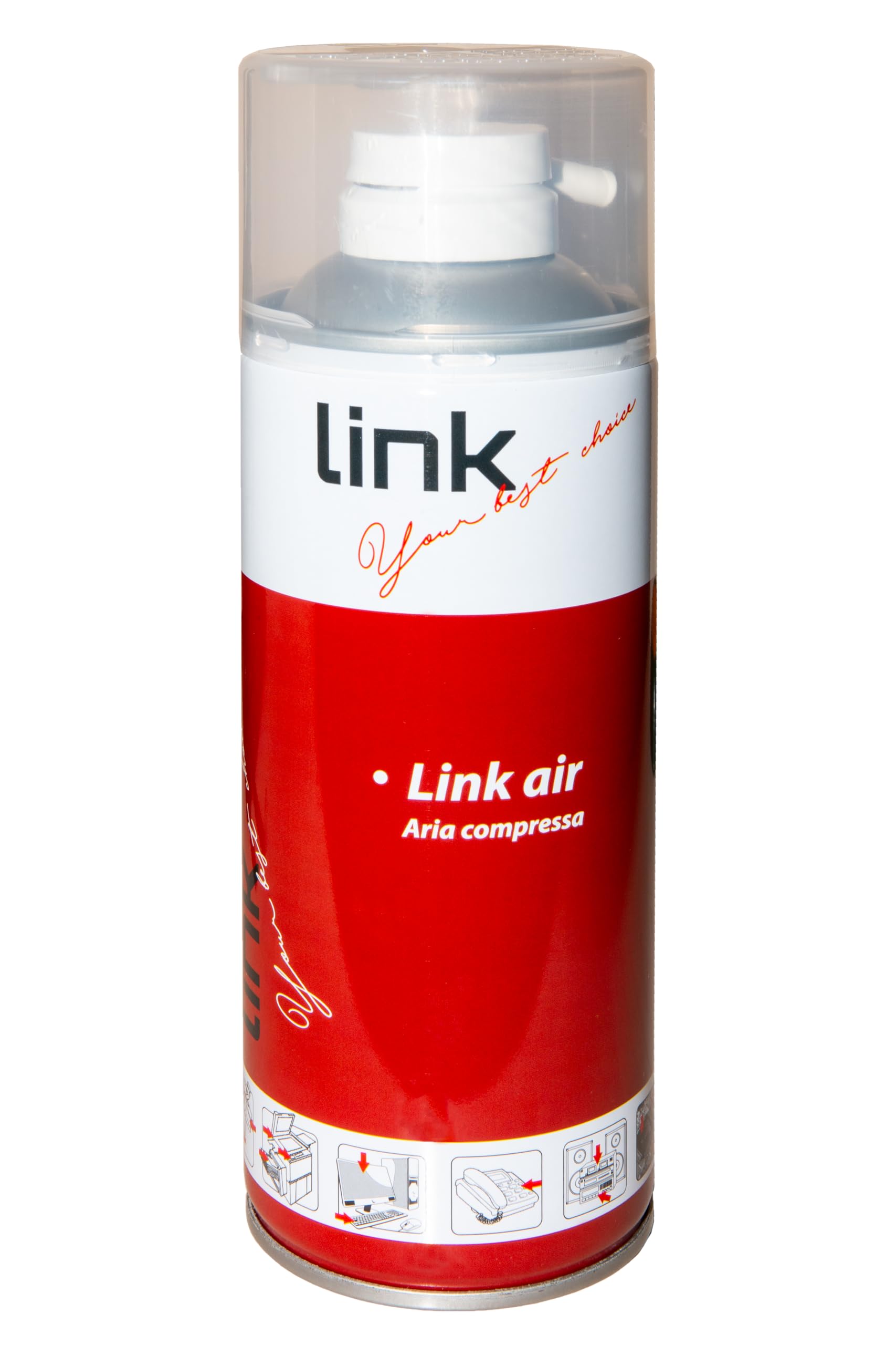 LINK SP30121 - CONF. 12 SPRAY ARIA COMPRESSA 400 ML. GETTO FORTE