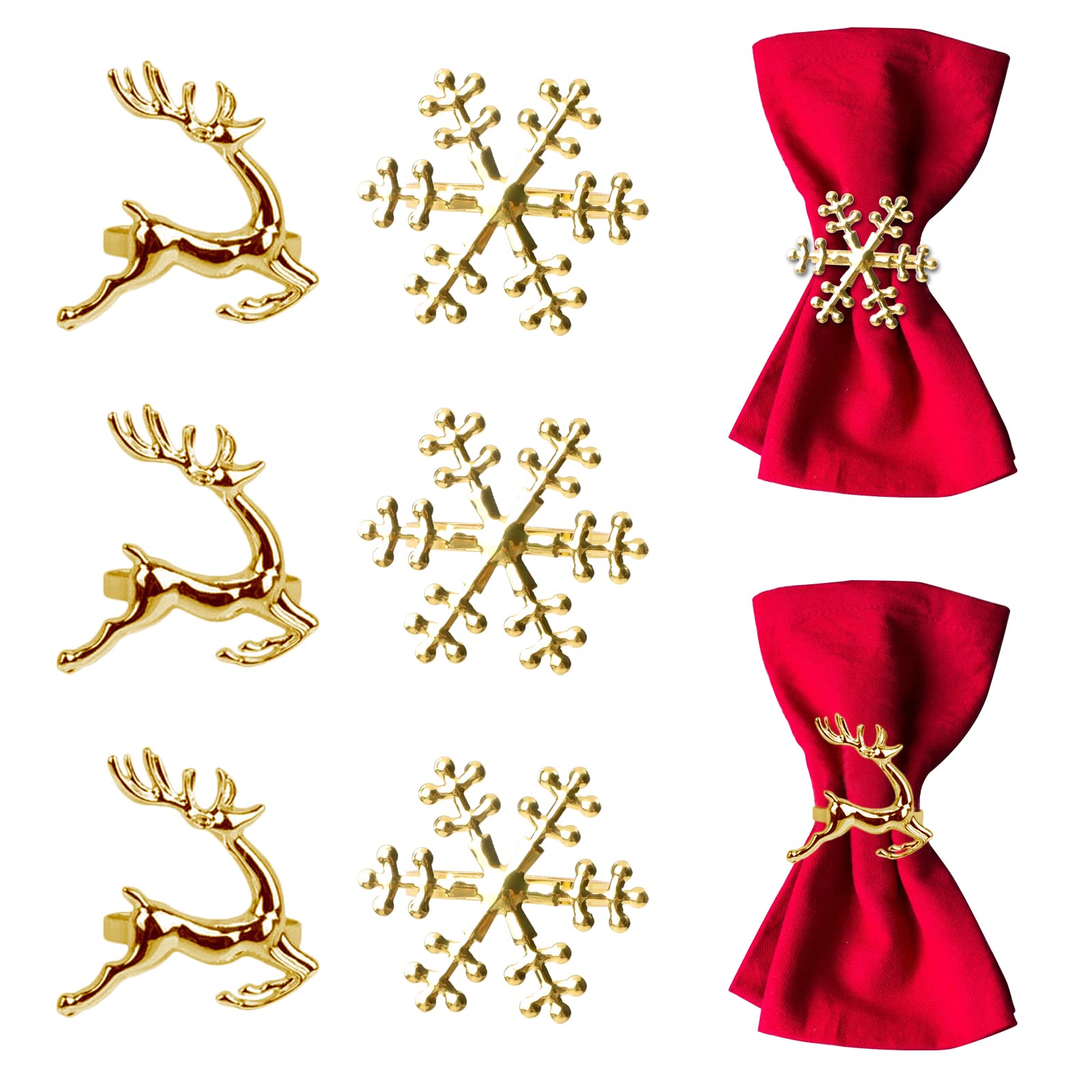 YJNSFT Lot de 12 ronds de serviette en perles et flocons de neige avec strass décoratifs pour mariage, Thanksgiving, Saint-Valentin, fête de Noël, décoration de table de cuisine (or YJNSFT Lot de 12 ronds de serviette en perles et flocons de neige avec strass décoratifs pour mariage, Thanksgiving, Saint-Valentin, fête de Noël, décoration de table de cuisine (or