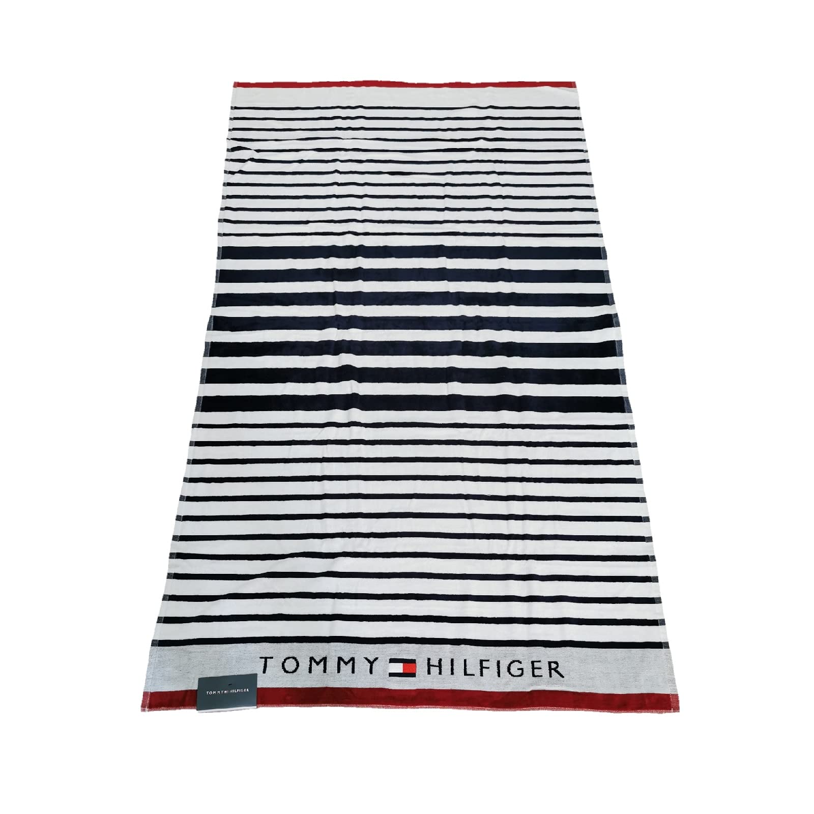 Tommy Hilfiger - Toalla de Playa de algodón a Rayas Tommy hilfilger Sailor