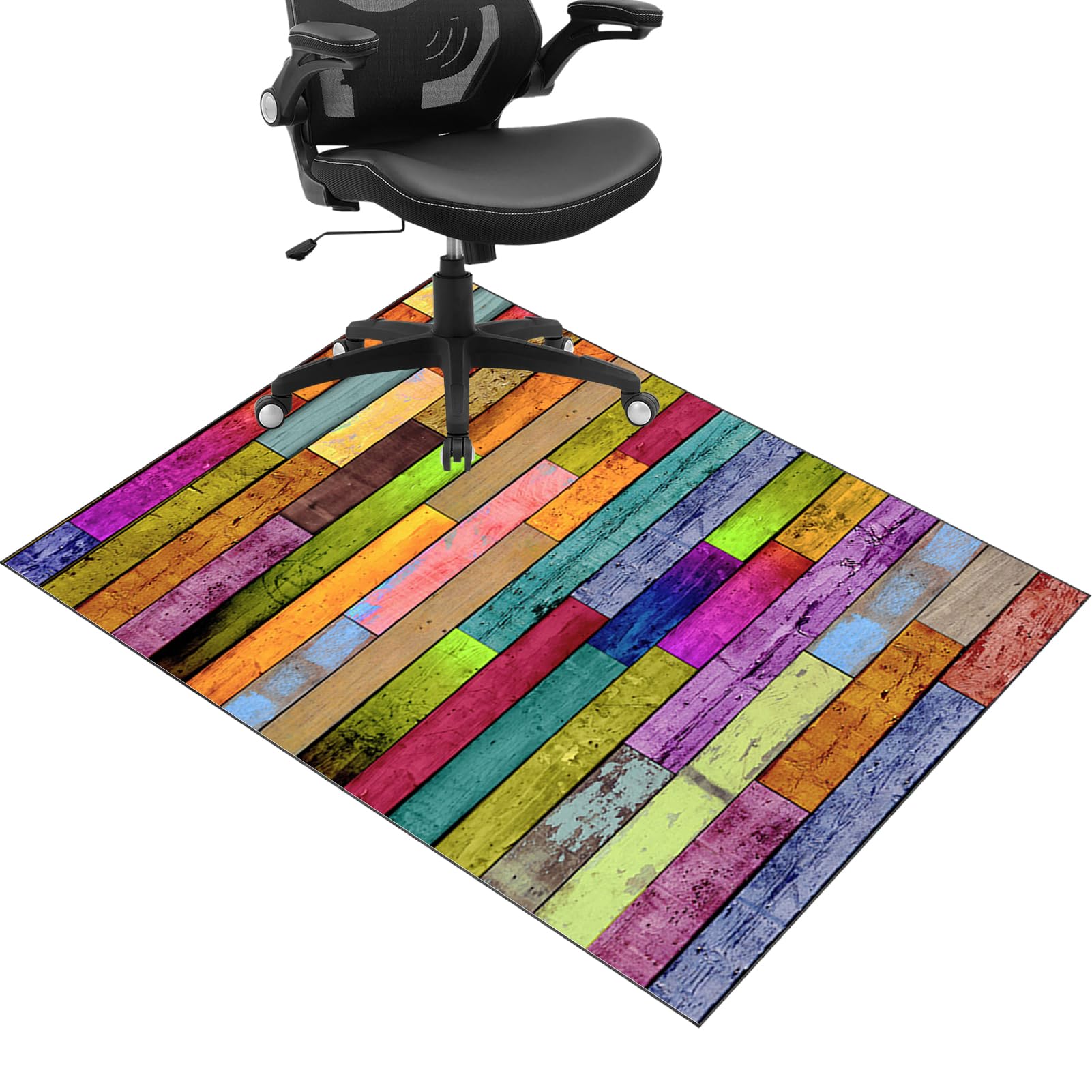JaevKwzy Chair mat for Hard Floors Heavy Duty Office Chair Mats for Carpeted and Hardwood Floor Carpet Protector Chair Mat Floor Mats Wood/Tile Protection Mat for Office & Home 90 x 140 cm