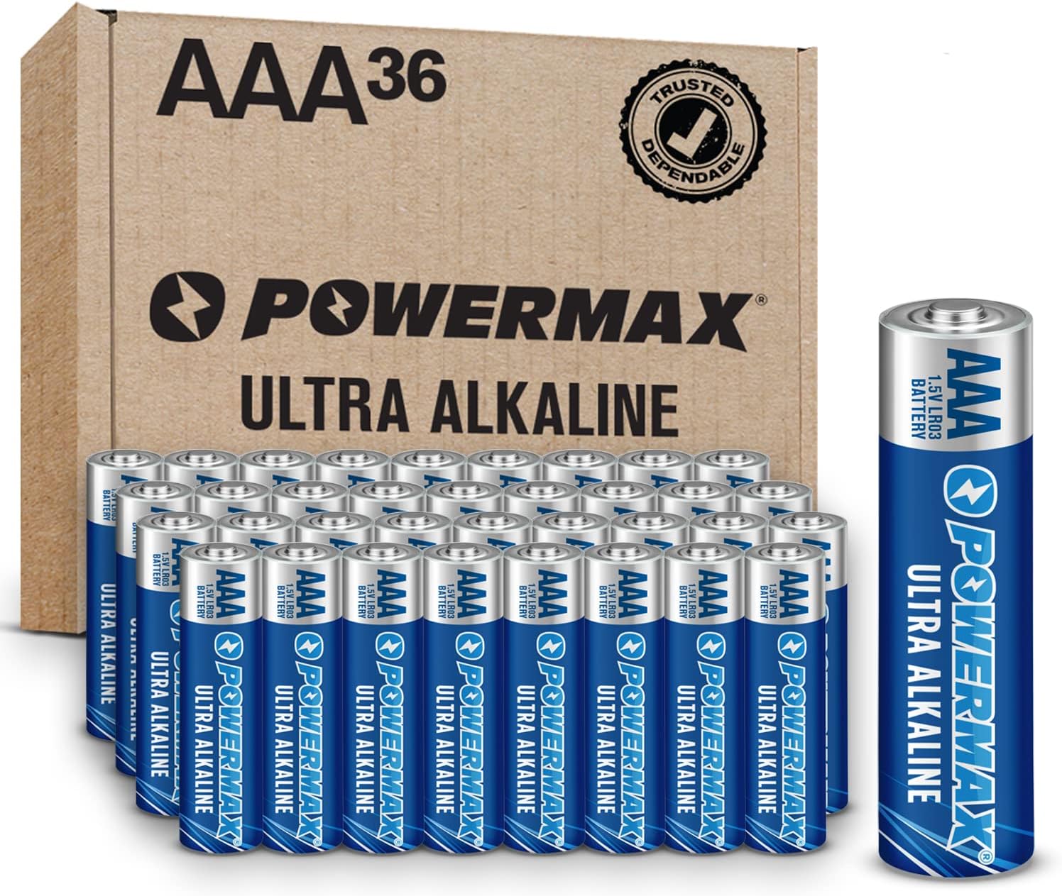 Batterie Alcaline AA Powermax 24 Pezzi Batterie AA Alcaline Powermax: 24 Pezzi, Durata Ultra Lunga Fino A 10 Anni, Per Dispositivi Ad Alto Consumo Batterie Alcaline Lunga Durata AA - Foto 11