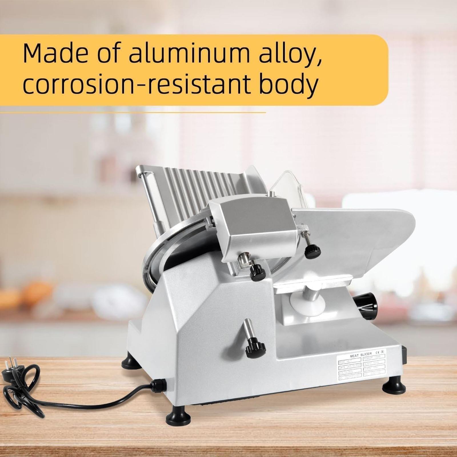 Affettatrice Professionale, Lama Inox 0,2-1,5mm, Ø20/25cm, Macelleria