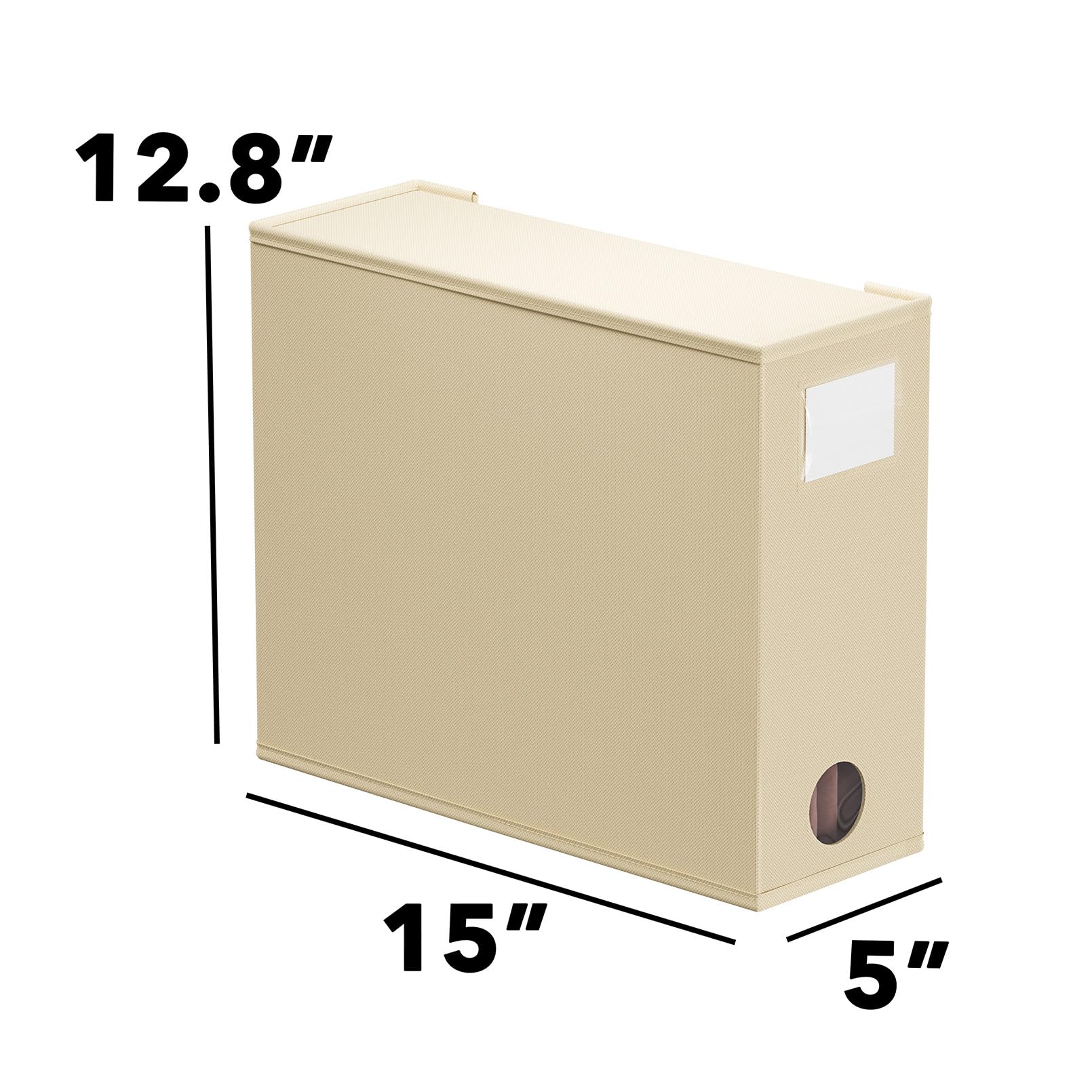 SpaceAid Confezione da 5 organizer per lenzuola, pieghevoli, per armadio della biancheria, set di lenzuola con finestra XL (queen e king size), contenitore per organizzare la biancheria da letto