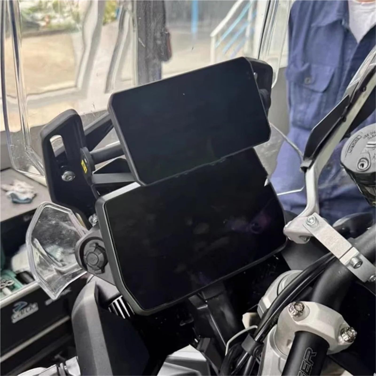 Motocyklowy uchwyt nawigacyjny GPS Pasuje do uchwytu nawigacyjnego TIGE 900 GT/PRO/RALLY 2024, części motocyklowe, uchwyt na nawigację GPS Uchwyt do nawigacji GPS uchwyt