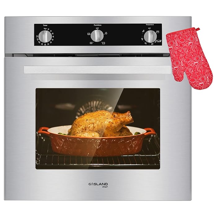 Buy 24 Inch Natural Gas Oven, GASLAND Chef Pro GS606MS Builtin Single